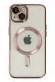 Newface Apple iPhone 14 Plus Kılıf Kross Magneticsafe Kapak - Rose