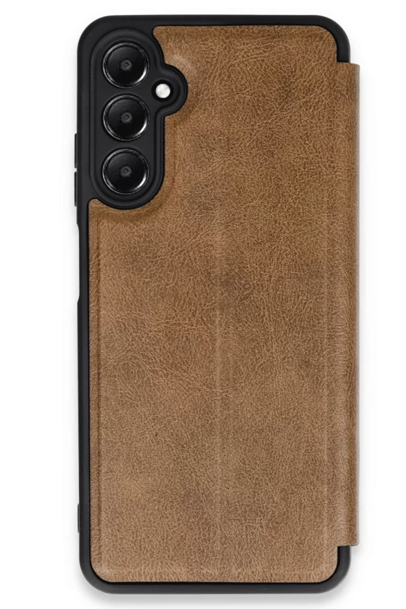 Newface Samsung Galaxy A36 Kılıf Flip Cover - Taba