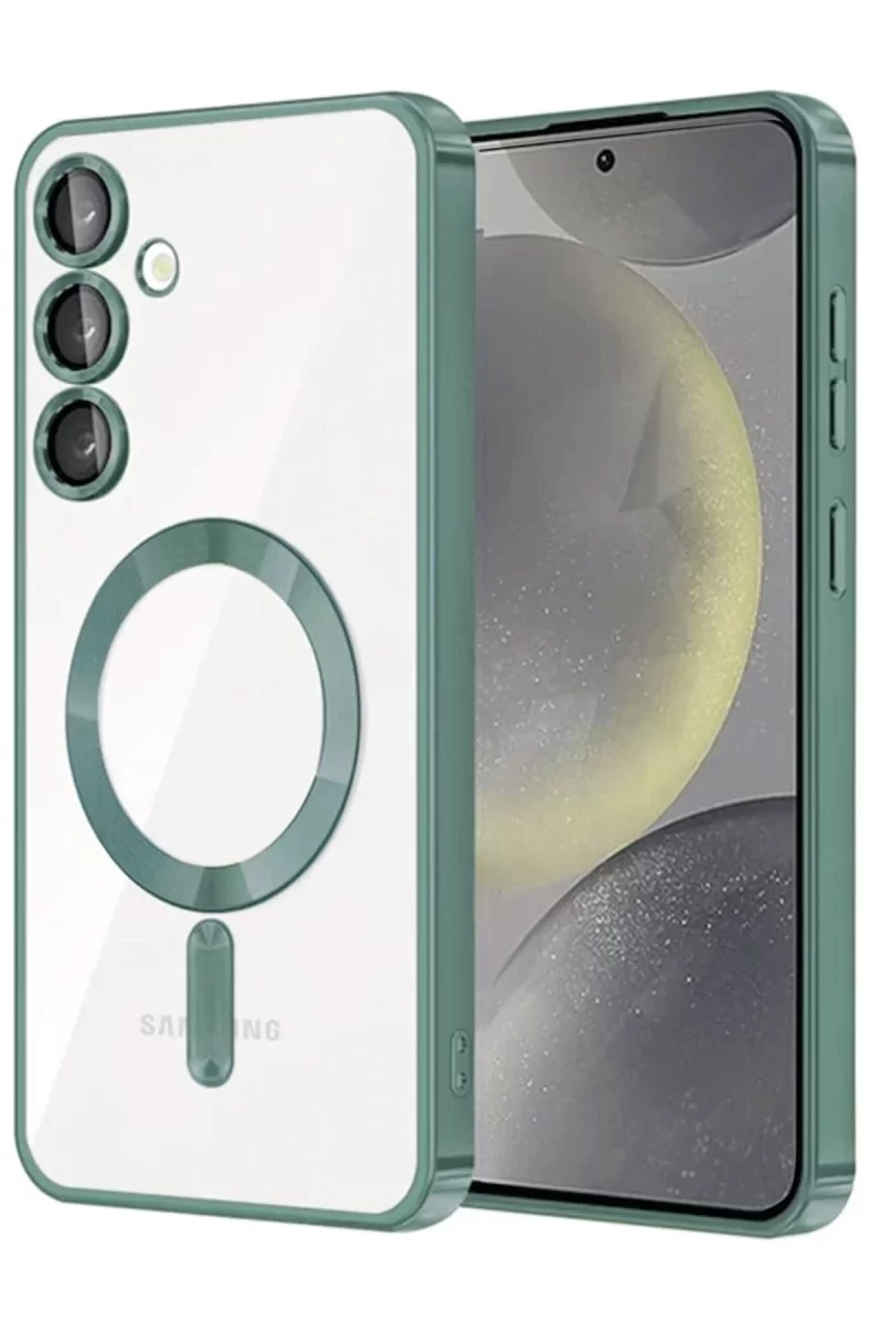 Newface Samsung Galaxy A17 5G Kross Magneticsafe Kapak - Koyu Yeşil