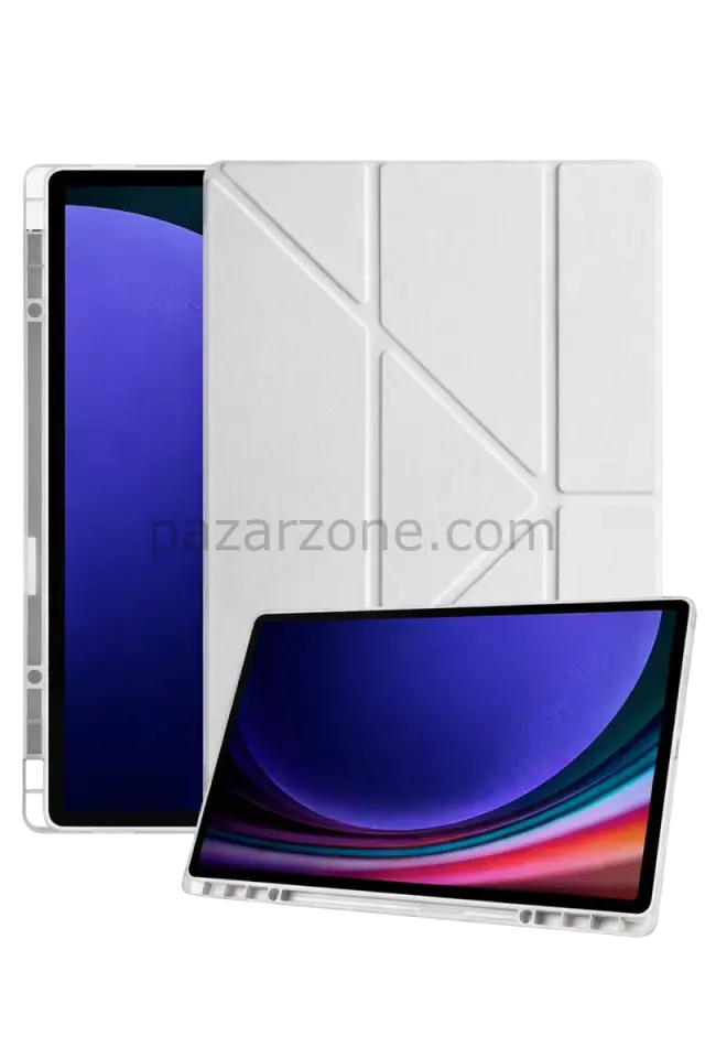 Newface Samsung Galaxy X930 Tab S11 Ultra 14.6 Kalemlikli Mars Tablet Kılıfı - Gri