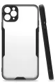 Newface Apple iPhone 11 Pro Kılıf Platin Silikon - Siyah