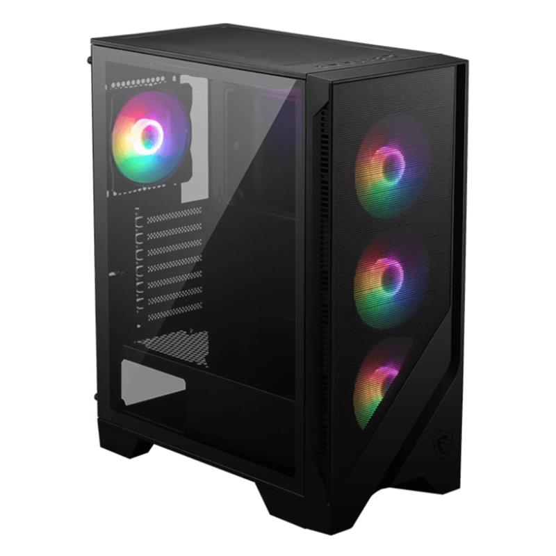 MSI MAG FORGE 120A B65 TEMPERLİ CAM 6X120MM AUTO RGB FAN 650W BRONZ ATX GAMING KASA