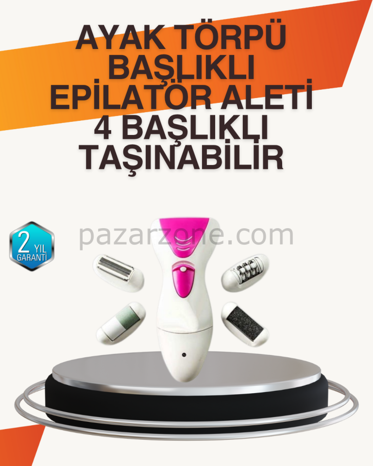 4 Fonksiyonlu Epilasyon ve Tırnak Bakım Makinesi