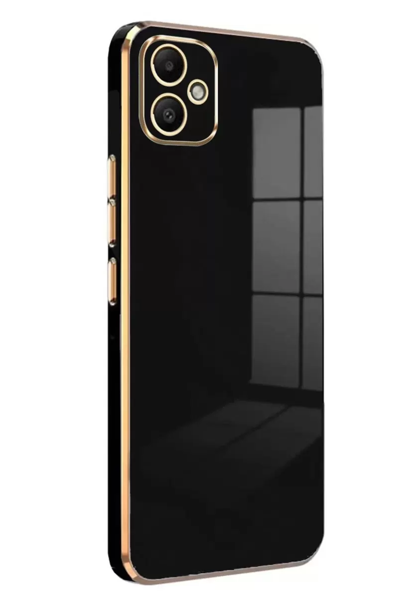Newface Samsung Galaxy A05 Kılıf Volet Silikon - Siyah