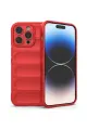 Newface Apple iPhone 16 Pro Max Kılıf Optimum Silikon - Kırmızı