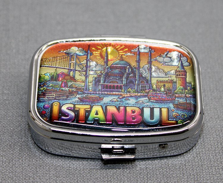 İstanbul Temalı İlaç Kutusu - Model 12