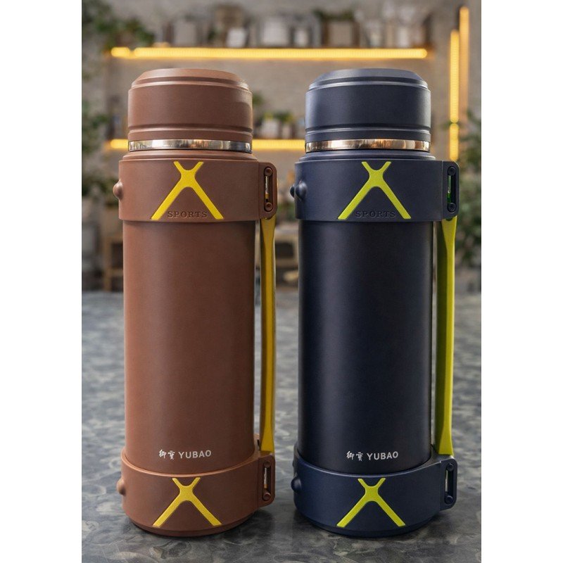 1600 ml Çift Katmanlı Vakumlu Paslanmaz Çelik Termos