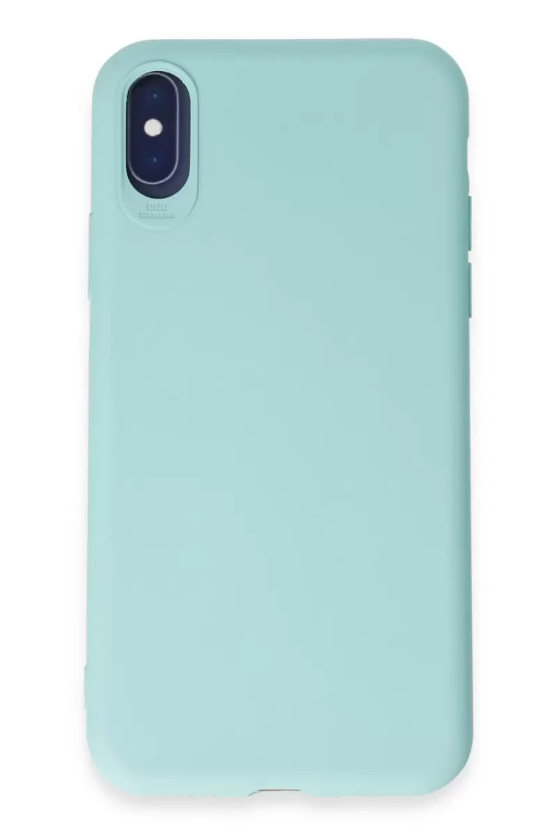 Newface Apple iPhone X Kılıf First Silikon - Turkuaz