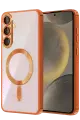 Newface Samsung Galaxy A37 5G Kross Magneticsafe Kapak - Turuncu