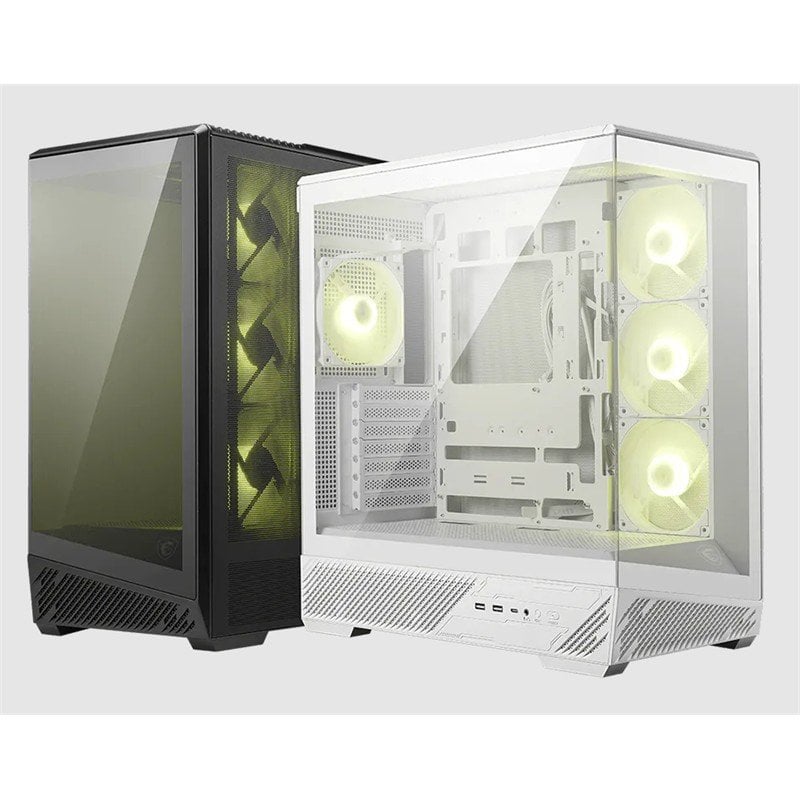 MSI MAG PANO 130R PZ TEMPERLİ CAM 3X120MM REVERSE ARGB 1X120MM ARGB FAN ATX PANORAMİK GAMİNG BİLGİSAYAR KASASI