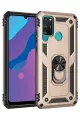 Newface Huawei Y6P Kılıf Sofya Yüzüklü Silikon Kapak - Gold