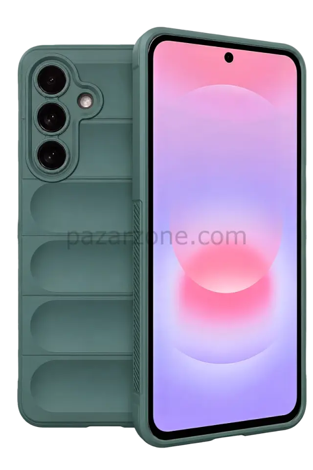 Newface Samsung Galaxy A37 5G Optimum Silikon - Koyu Yeşil