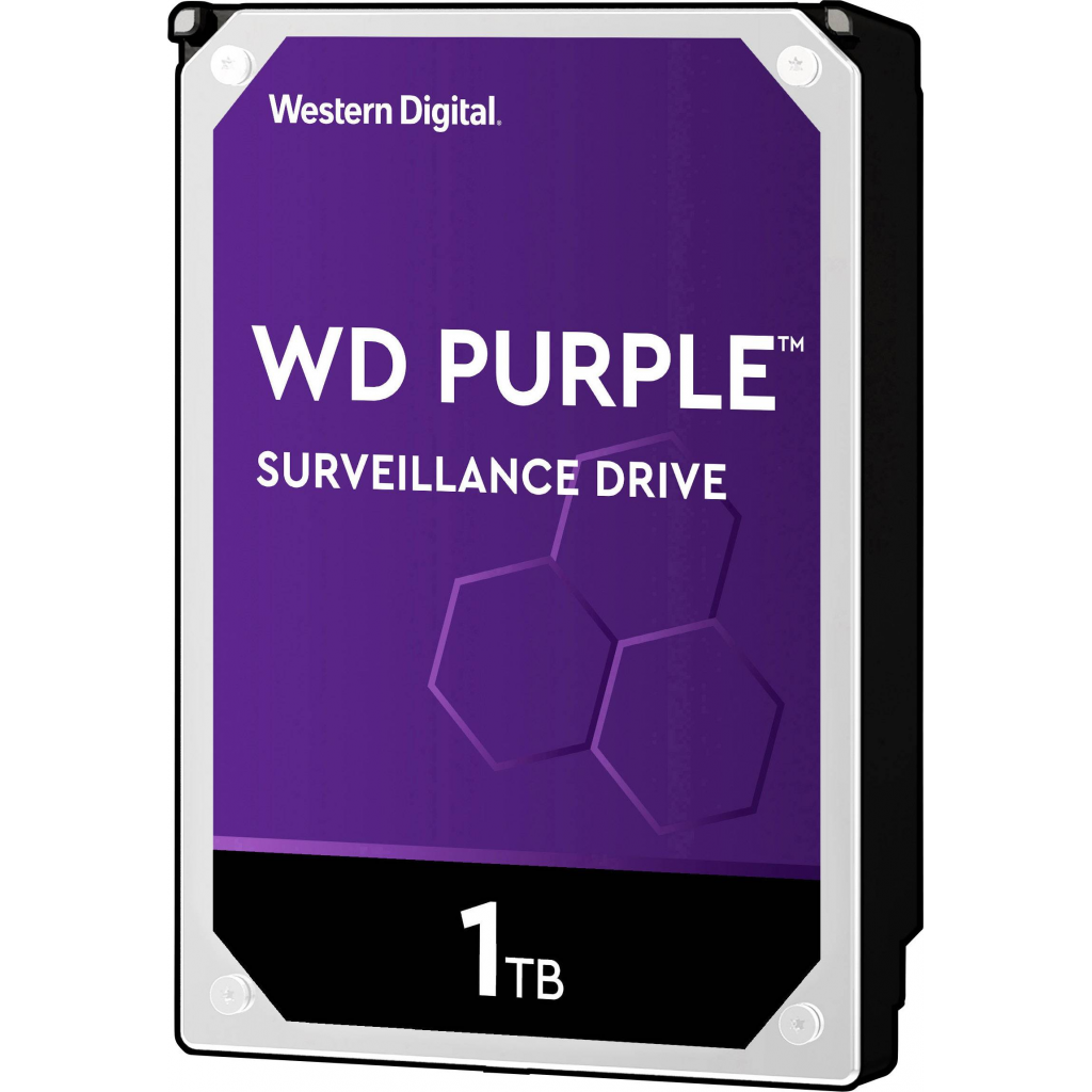 WD PURPLE, WD10PURZ, 3.5" 1TB, 64Mb, 5400 Rpm, 7/24 Güvenlik, HDD