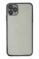 Newface Apple iPhone 11 Pro Max Kılıf Razer Lensli Silikon - Siyah