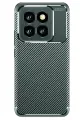 Newface Xiaomi Mi 14T Pro Kılıf Auto Focus Karbon Kapak - Koyu Yeşil