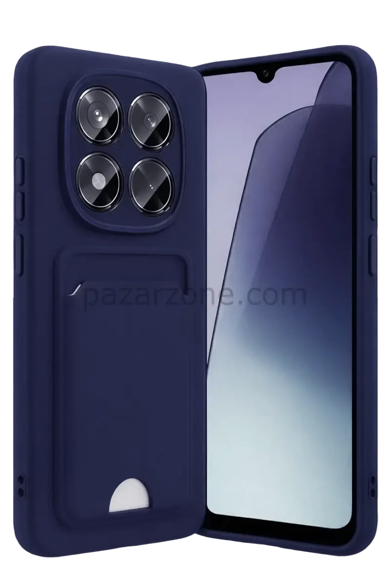 Newface Xiaomi Redmi Note 15 Pro 5G Kelvin Kartvizitli Silikon - Lacivert