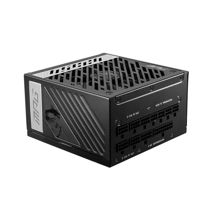 MSI MPG A1000G PCIE5 1000W 80+ GOLD ATX 3.1 PCIE 5.1 POWER SUPPLY