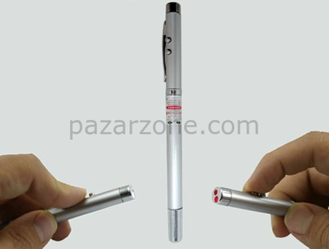 Uzayabilen Lazer Pointer Sunum Kalemi -mıknatıs Uçlu