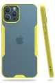 Newface Apple iPhone 12 Pro Max Kılıf Platin Silikon - Sarı
