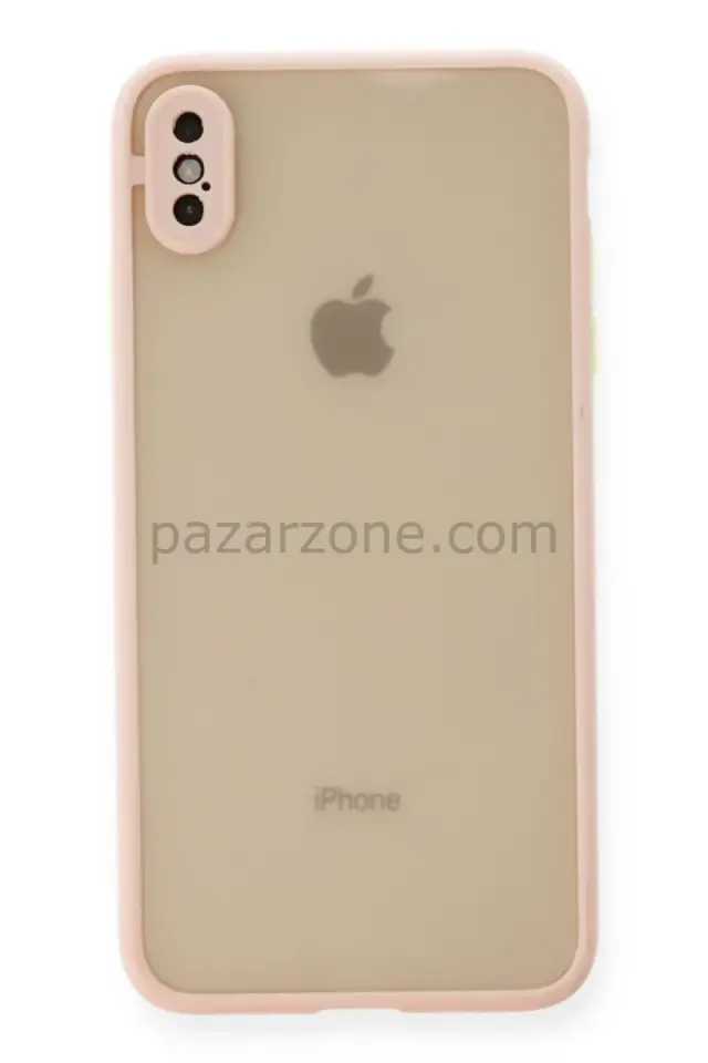 Newface Apple iPhone X Kılıf Montreal Silikon Kapak - Pembe