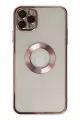 Newface Apple iPhone 11 Pro Kılıf Slot Silikon - Rose Gold