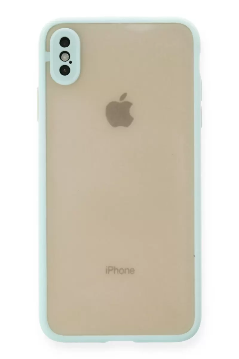 Newface Apple iPhone X Kılıf Montreal Silikon Kapak - Turkuaz