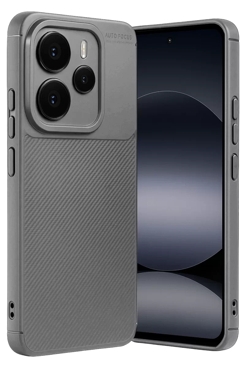 Newface Xiaomi Note 14 5G Auto Focus Karbon Kapak - Gri