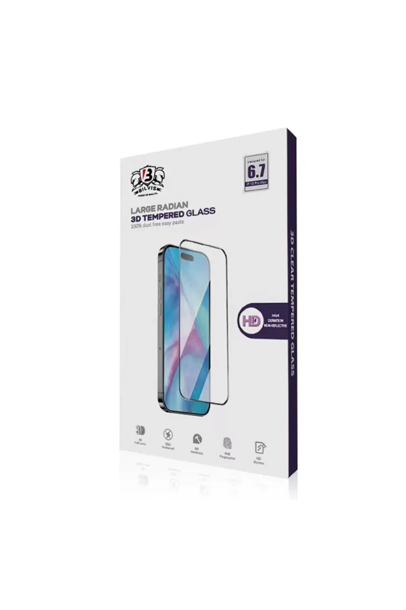 Newface Apple iPhone 15 Pro Max Bilvis 0.18mm Plus Cam Ekran Koruyucu