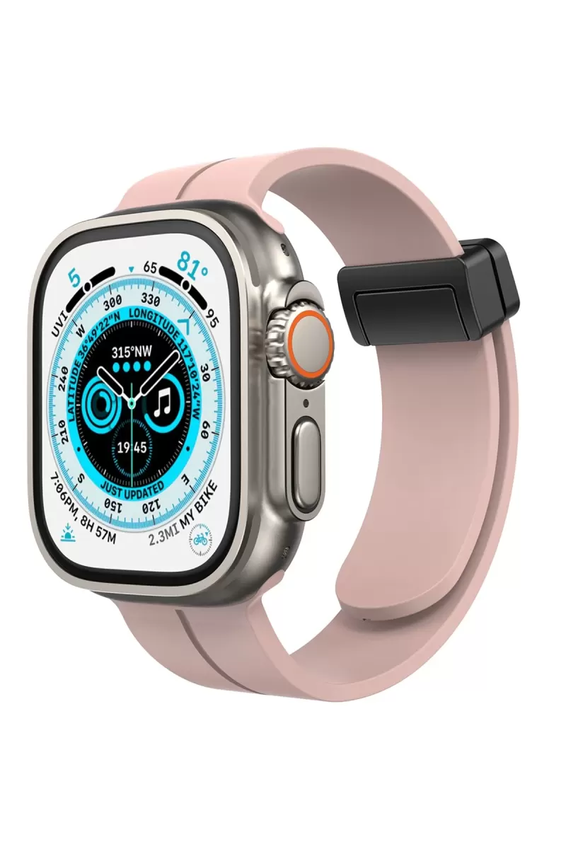 Newface Apple Watch 42mm KR412 Elegance Stylısh Kordon - Pudra