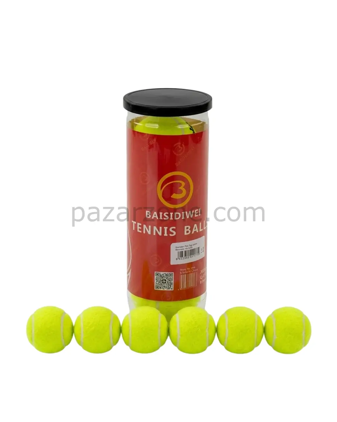 Dayanıklı Tenis Topu 6’lı Set Yüksek Zıplama ve Uzun Ömür