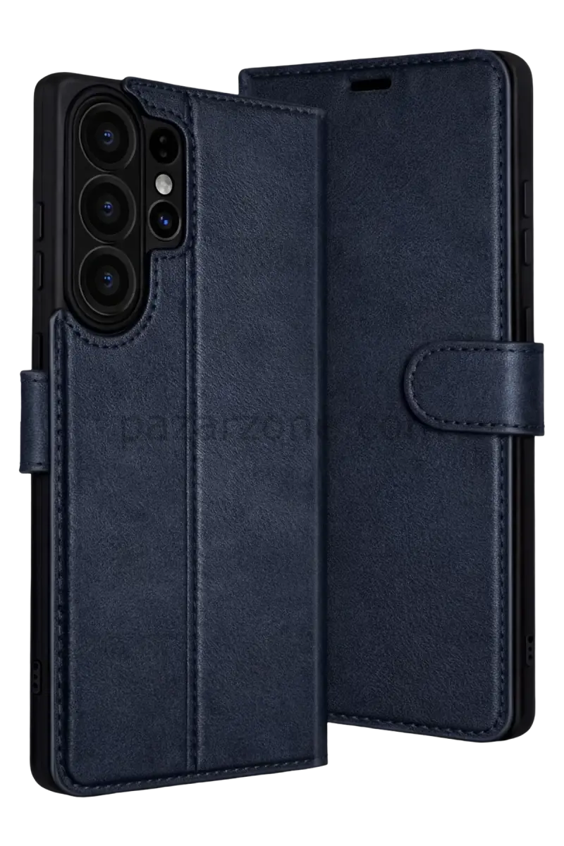 Newface Samsung Galaxy S26 Ultra Trend S Plus Kapaklı Kılıf - Lacivert