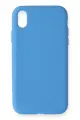 Newface Apple iPhone XR Kılıf Nano içi Kadife Silikon - Mavi