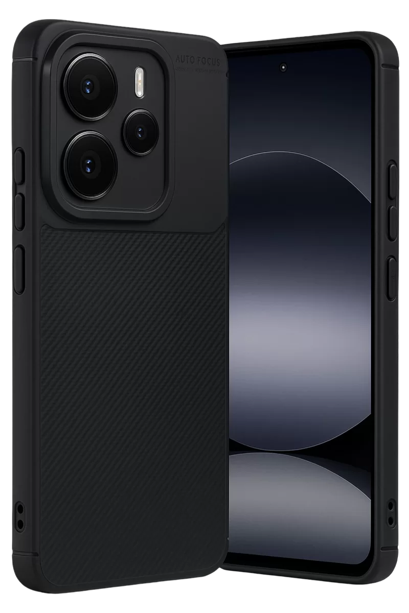 Newface Xiaomi Note 14 5G Auto Focus Karbon Kapak - Siyah