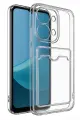 Newface Xiaomi Redmi 15C 4G Kılıf Kart Şeffaf Silikon - Şeffaf