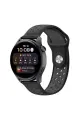 Newface Watch 20mm Spor Delikli Kordon - Siyah-Füme