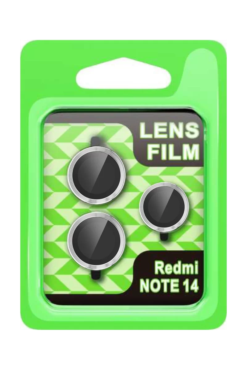 Newface Xiaomi Note 14 5G Raze Metal Kamera Lens - Gümüş