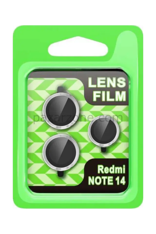 Newface Xiaomi Note 14 5G Raze Metal Kamera Lens - Gümüş