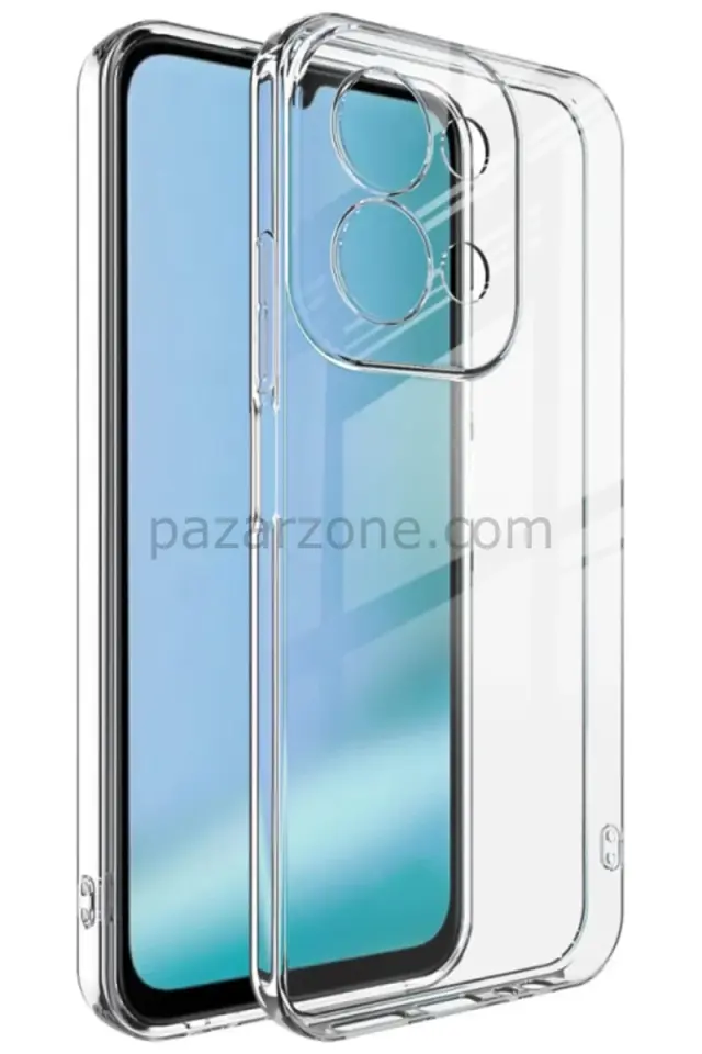 Newface Xiaomi Redmi 15C 4G Lüx Şeffaf Silikon - Şeffaf
