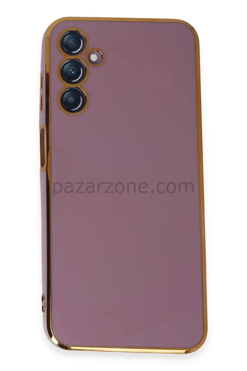 Newface Samsung Galaxy M14 5G Kılıf Volet Silikon - Mor