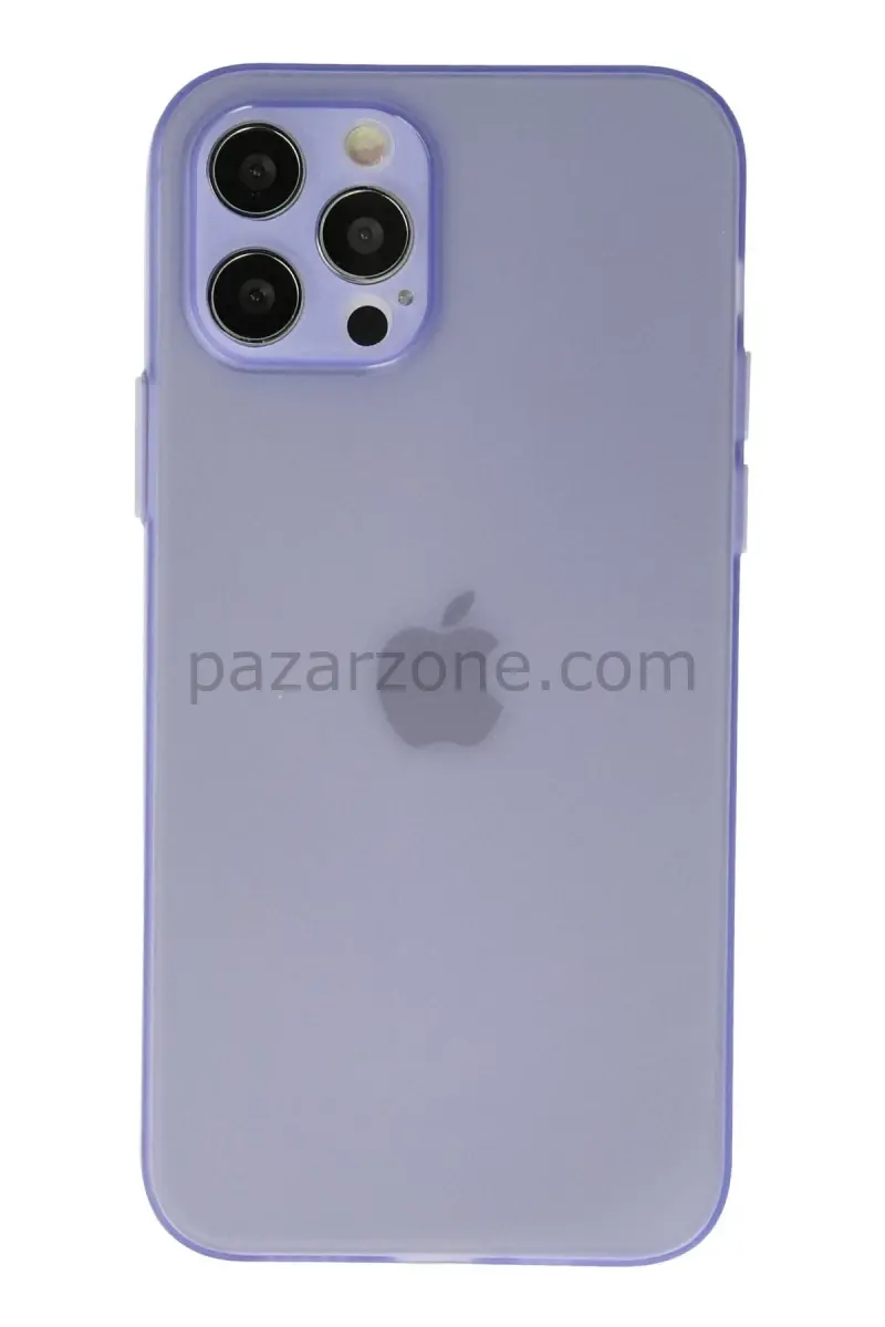 Newface Apple iPhone 12 Pro Max Kılıf Puma Silikon - Mor