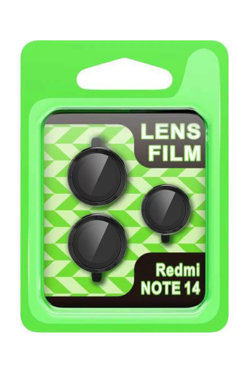 Newface Xiaomi Note 14 5G Raze Metal Kamera Lens - Siyah