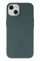 Newface Apple iPhone 14 Plus Kılıf Nano içi Kadife Silikon - Koyu Yeşil