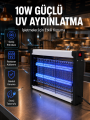 Elektrikli UV Sinek Öldürücü Lamba 10W Sessiz ve Kimyasalsız Haşere Kontrol Cihazı