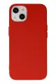 Newface Apple iPhone 14 Plus Kılıf Nano içi Kadife Silikon - Kırmızı