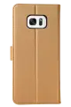 Newface Samsung Galaxy S7 Edge Trend S Plus Kapaklı Kılıf - Gold