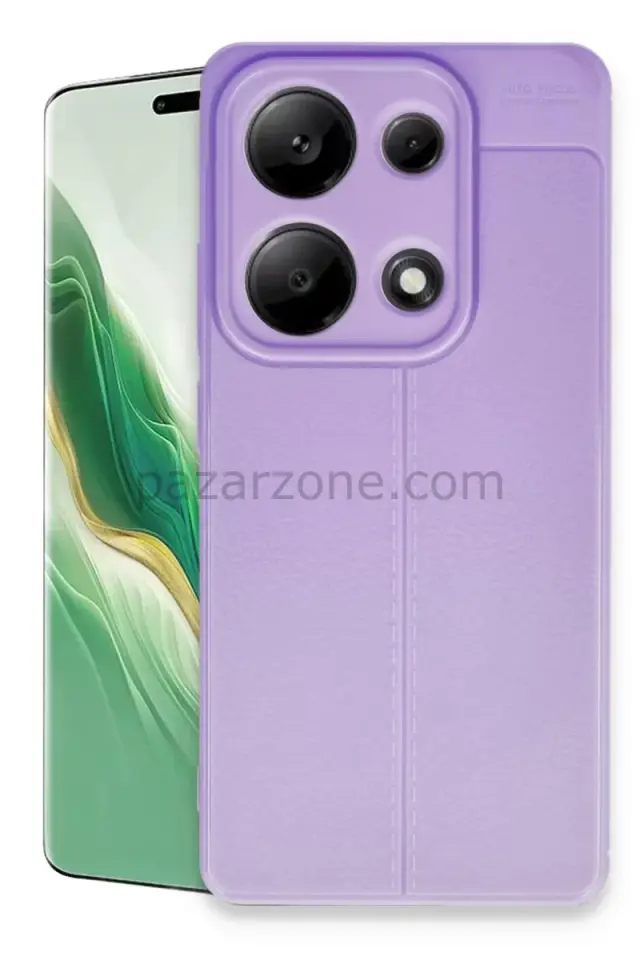 Newface Xiaomi Redmi Note 13 Pro 4G Kılıf Auto Focus Kapak - Lila