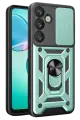 Newface Samsung Galaxy A17 5G Pars Lens Yüzüklü Silikon - Yeşil