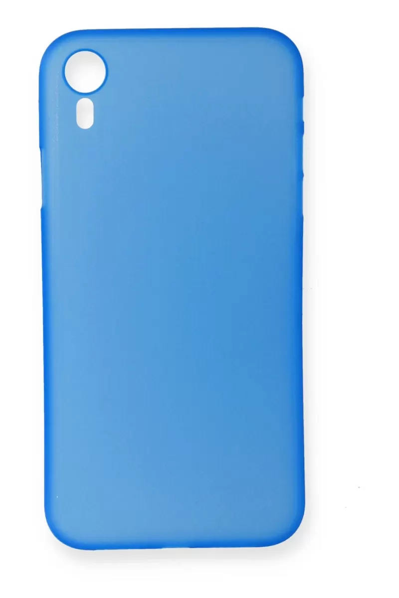Newface Apple iPhone XR Kılıf PP Ultra İnce Kapak - Mavi