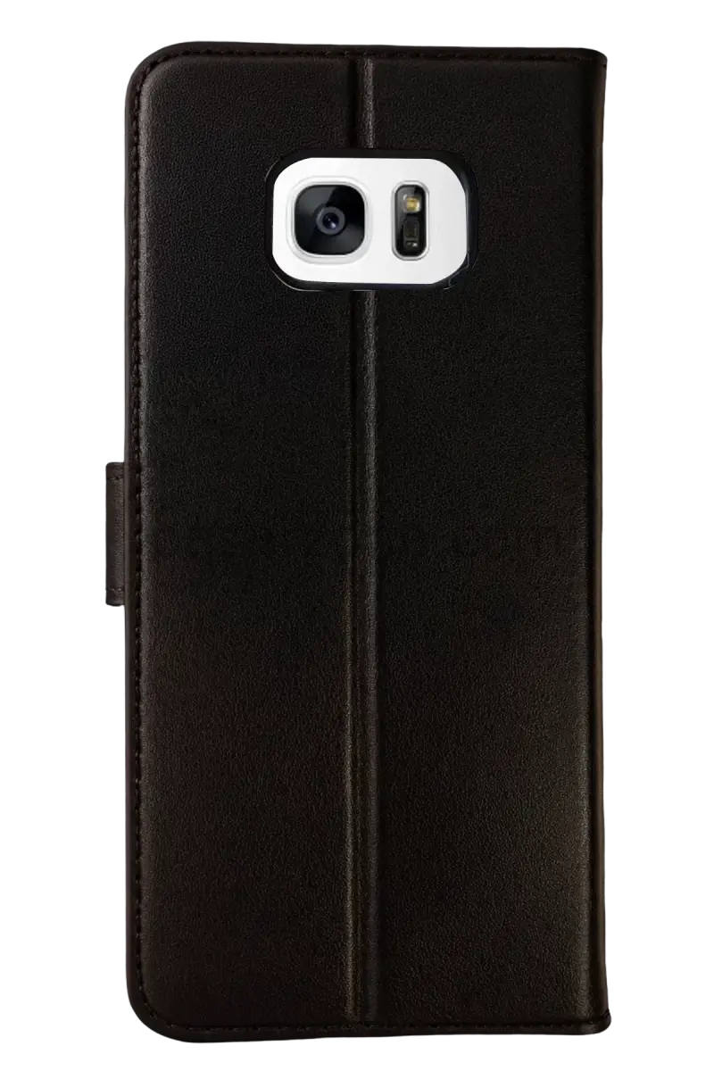 Newface Samsung Galaxy S7 Edge Trend S Plus Kapaklı Kılıf - Siyah