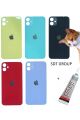 iPhone 11 Arka Batarya Pil Kapağı SARI (B7000 15 M